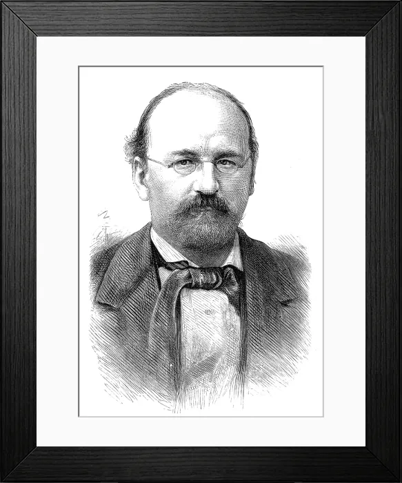 Framed Print : M. Erckmann, 1881. Creator: Unknown Framed Print : M. Erckmann, 1881. Creator: Unknown