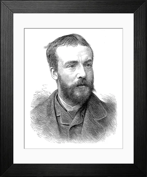 Framed Print : New Associate of the Royal Academy: Mr. A. C. Gow, A.R.A. 1881. Creator: Unknown Framed Print : New Associate of the Royal Academy: Mr. A. C. Gow, A.R.A. 1881. Creator: Unknown