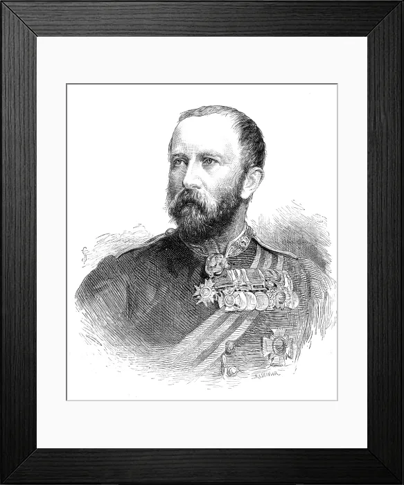 Framed Print : General Sir Evelyn Wood, K.C.B. commanding in the Transvaal War, 1881. Creator: R&E Taylor
