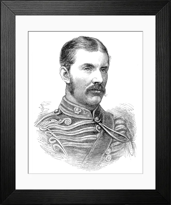 Framed Print : Captain C. Greer, R.A. killed in the Transvaal, 1881. Creator: Unknown