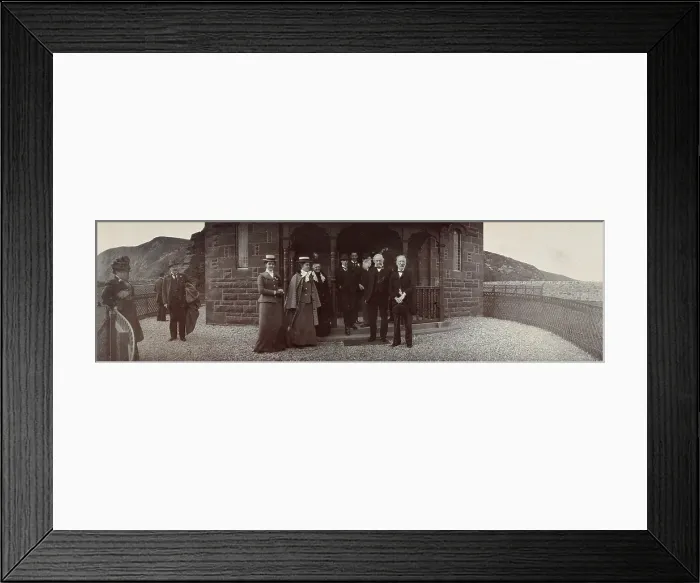 Framed Print : Baron Lister amongst a group outing, c1900s. Creator: Unknown Framed Print : Baron Lister amongst a group outing, c1900s. Creator: Unknown