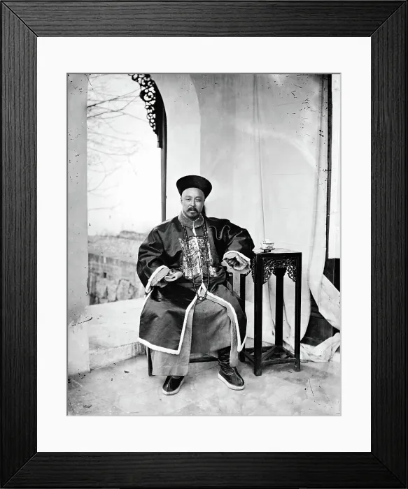 Framed Print : A Mandarin official, Late Qing China, 1869. Creator: John Thomson Framed Print : A Mandarin official, Late Qing China, 1869. Creator: John Thomson