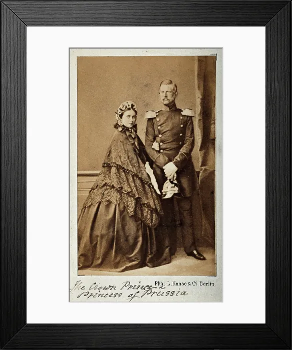 Framed Print : Victoria (Vicky) Adelaide Louise, Princess Royal of England and later Empress... c1860s. Creator: L. Haase & Company Framed Print : Victoria (Vicky) Adelaide Louise, Princess Royal of England and later Empress... c1860s. Creator: L. Haase & Company