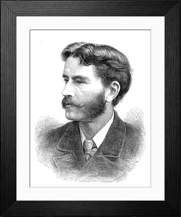Framed Print : New Associate of the Royal Academy: Mr. Frank Dicksee, A.R.A. 1881. Creator: Unknown