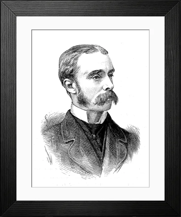 Framed Print : Major W. H. Hingeston, 58th Regiment, killed at the attack of Laing's Nek, January 28, 1881. Creator: Unknown. Major W. H Framed Print : Major W. H. Hingeston, 58th Regiment, killed at the attack of Laing's Nek, January 28, 1881. Creator: Unknown. Major W. H