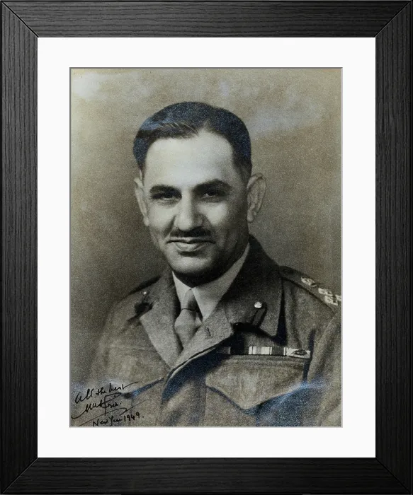 Framed Print : M Kalida Afridi, 1949. Creator: Unknown