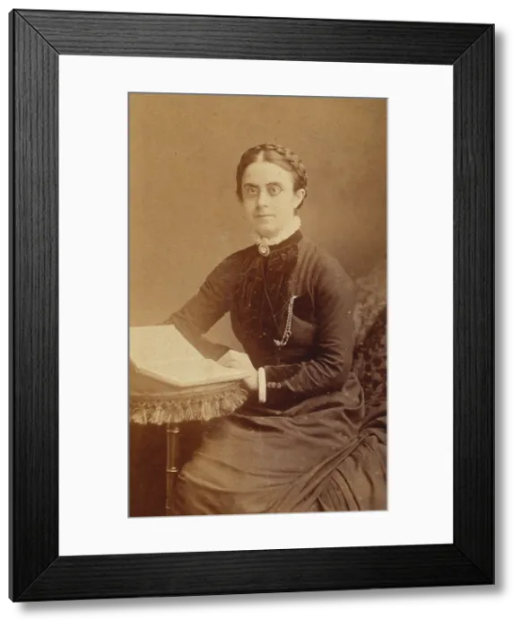 Framed Print : Miss Pailthorpe (Mary Elizabeth Pailthorpe?), c1880s. Creator: Thomas Charles Turner Framed Print : Miss Pailthorpe (Mary Elizabeth Pailthorpe?), c1880s. Creator: Thomas Charles Turner
