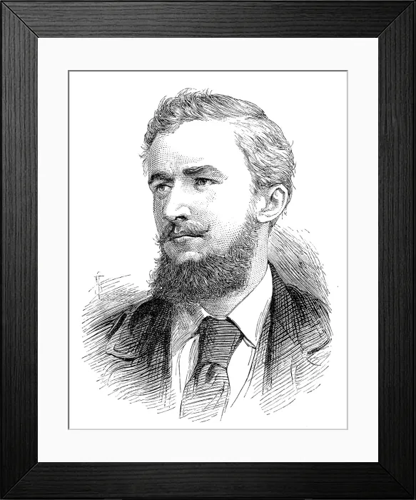 Framed Print : Mr. Lamont Young, government geologist, disappeared in Australia, 1881. Creator: Unknown Framed Print : Mr. Lamont Young, government geologist, disappeared in Australia, 1881. Creator: Unknown