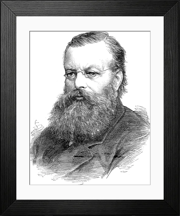 Framed Print : The late Mr. Edward Miall, 1881. Creator: Unknown Framed Print : The late Mr. Edward Miall, 1881. Creator: Unknown
