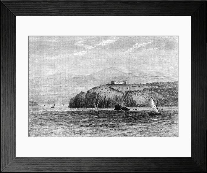 Framed Print : The French Expedition to Tunis: fort on the mainland, opposite Tabarka, 1881. Creator: Unknown Framed Print : The French Expedition to Tunis: fort on the mainland, opposite Tabarka, 1881. Creator: Unknown