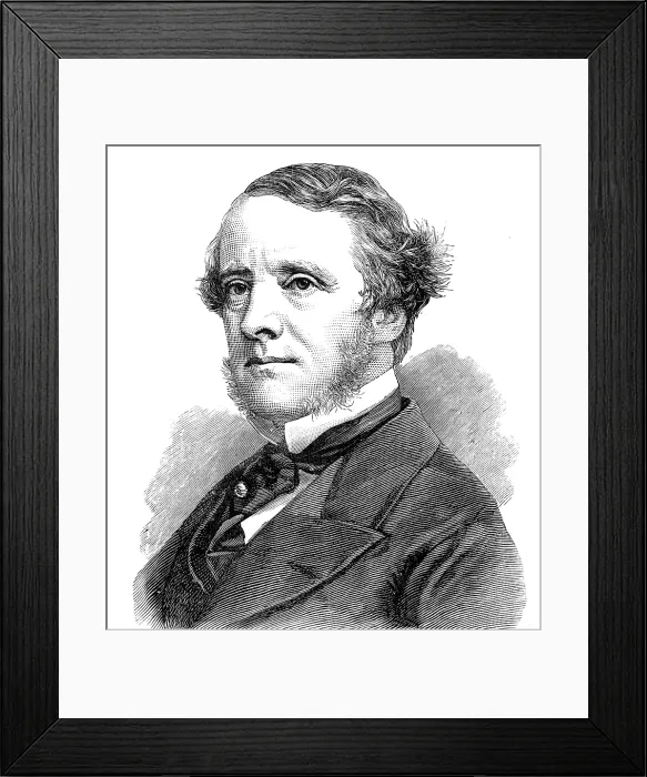 Framed Print : The Right Hon. Lord Carlingford, the new Privy Seal, 1881. Creator: Unknown Framed Print : The Right Hon. Lord Carlingford, the new Privy Seal, 1881. Creator: Unknown