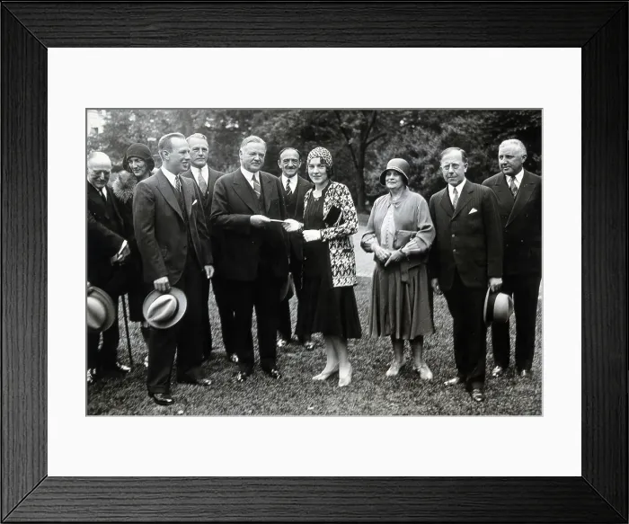 Framed Print : Henry Solomon Wellcome and others at the award of the Gorgas Memorial, 1930. Creator: Unknown Framed Print : Henry Solomon Wellcome and others at the award of the Gorgas Memorial, 1930. Creator: Unknown
