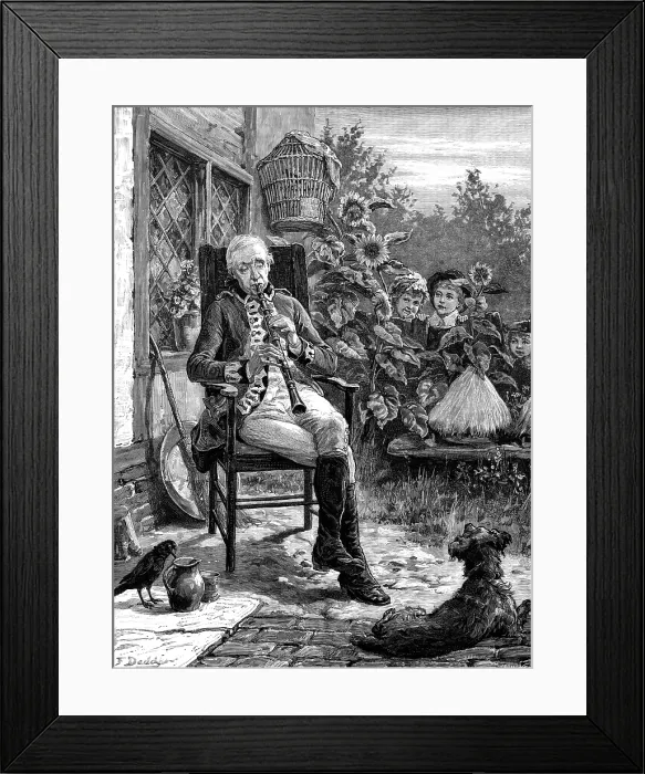 Framed Print : The Piping Times of Peace, 1881. Creator: Eugene Froment Framed Print : The Piping Times of Peace, 1881. Creator: Eugene Froment