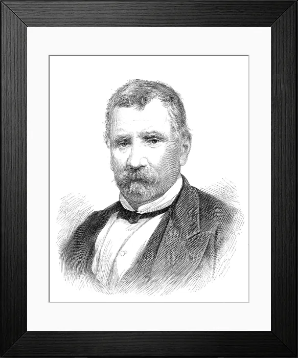 Framed Print : M. Coumoundouros, Prime Minister of Greece, 1881. Creator: Unknown Framed Print : M. Coumoundouros, Prime Minister of Greece, 1881. Creator: Unknown