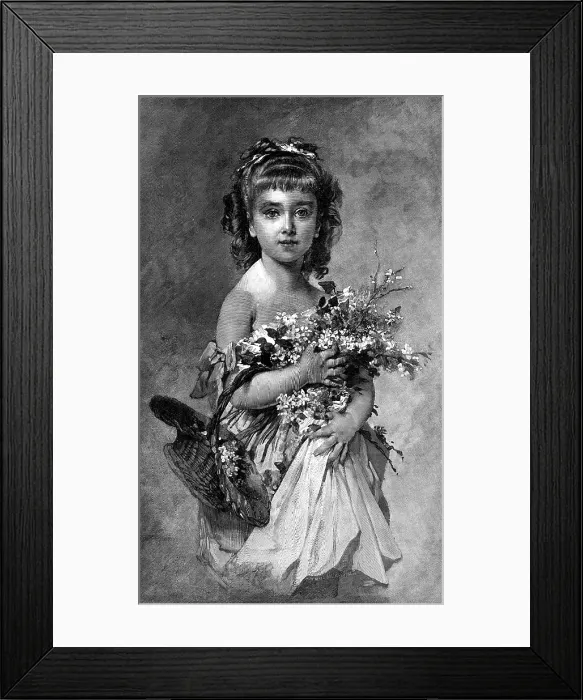 Framed Print : May Flowers, from a painting by Chaplin, 1881. Creator: Unknown Framed Print : May Flowers, from a painting by Chaplin, 1881. Creator: Unknown