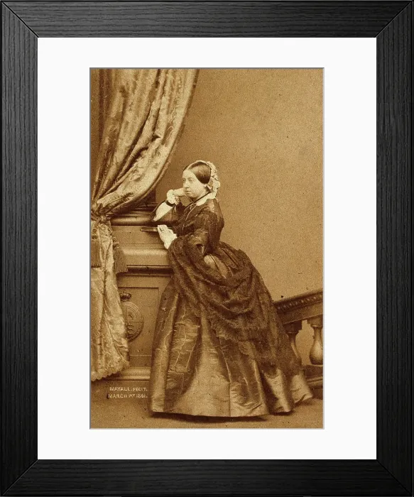 Framed Print : HM Queen Victoria, Empress of India, c1870s. Creator: Unknown Framed Print : HM Queen Victoria, Empress of India, c1870s. Creator: Unknown