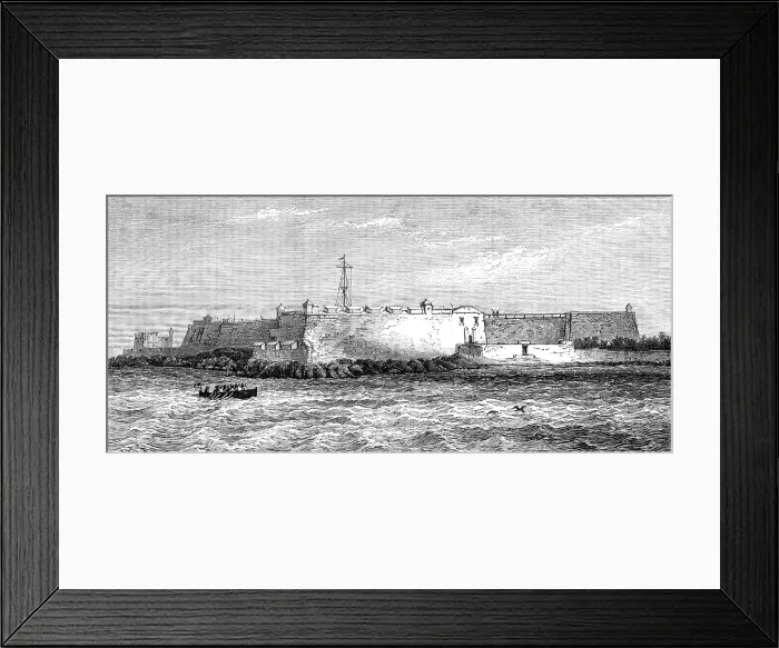 Framed Print : Fort St. Sebastian, Mozambique, 1881. Creator: Unknown