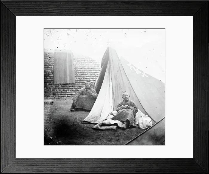 Framed Print : Peking, Pechili province, China: a Mongol tent, 1871. Creator: John Thomson Framed Print : Peking, Pechili province, China: a Mongol tent, 1871. Creator: John Thomson