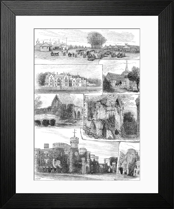 Framed Print : The Bath and West of England Agricultural Show at Tunbridge Wells, 1881. Creator: Unknown Framed Print : The Bath and West of England Agricultural Show at Tunbridge Wells, 1881. Creator: Unknown