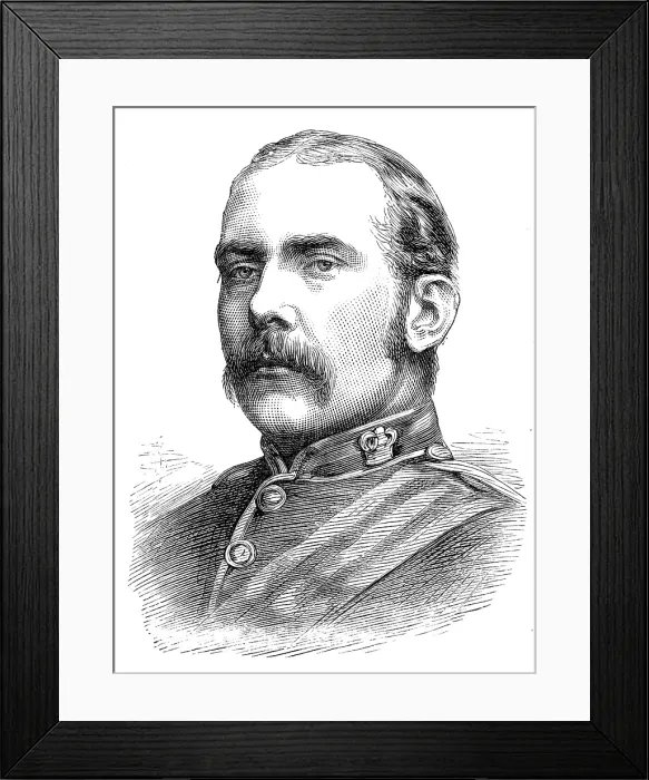Framed Print : Captain James MacSwiney, 94th Regiment, killed in South Africa, 1881. Creator: Unknown Framed Print : Captain James MacSwiney, 94th Regiment, killed in South Africa, 1881. Creator: Unknown
