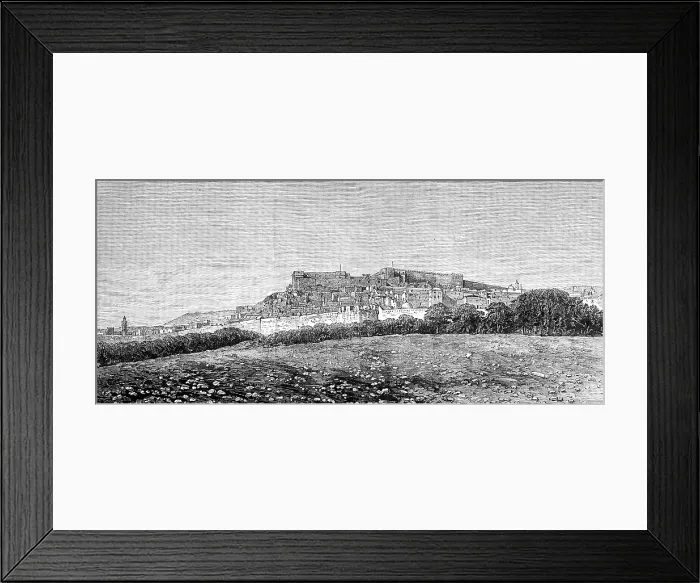 Framed Print : The French Occupation of Tunis: Kef, Tunis, captured by the French army, 1881. Creator: Unknown Framed Print : The French Occupation of Tunis: Kef, Tunis, captured by the French army, 1881. Creator: Unknown