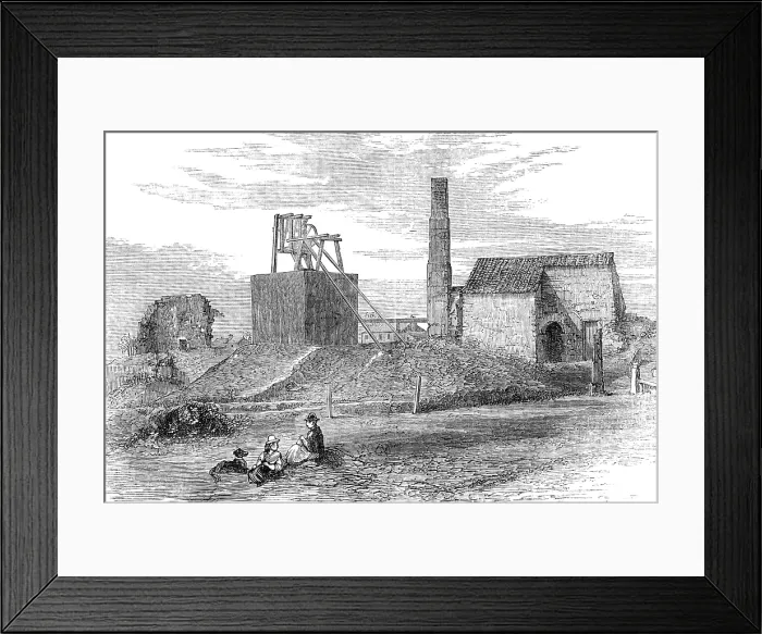 Framed Print : George Stephenson, Father of Railways: Killingworth Pit where Stephenson distinguished himself, 1881 Creator: Unknown Framed Print : George Stephenson, Father of Railways: Killingworth Pit where Stephenson distinguished himself, 1881 Creator: Unknown