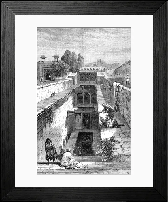 Framed Print : Hindoo shrine at Allahabad, 1881. Creator: Unknown Framed Print : Hindoo shrine at Allahabad, 1881. Creator: Unknown