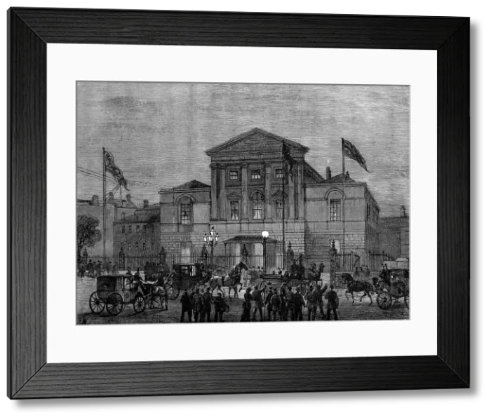 Framed Print : The George Stephenson Centenary at Newcastle-On-Tyne: banquet at the Assembly Rooms... 1881. Creator: Unknown Framed Print : The George Stephenson Centenary at Newcastle-On-Tyne: banquet at the Assembly Rooms... 1881. Creator: Unknown