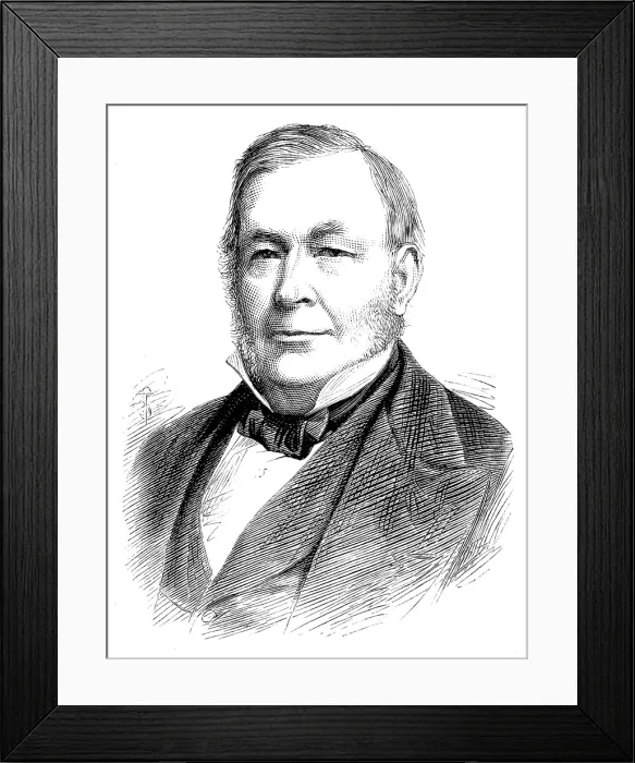 Framed Print : The late Mr. J. J. Mechi, of Tiptree Hall, Essex, 1881. Creator: Unknown