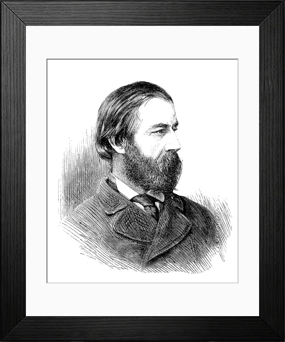Framed Print : Mr. Stuart Rendel, M.P. for Montgomeryshire, mover of the address in the House of Commons, 1881. Creator: Unknown Framed Print : Mr. Stuart Rendel, M.P. for Montgomeryshire, mover of the address in the House of Commons, 1881. Creator: Unknown