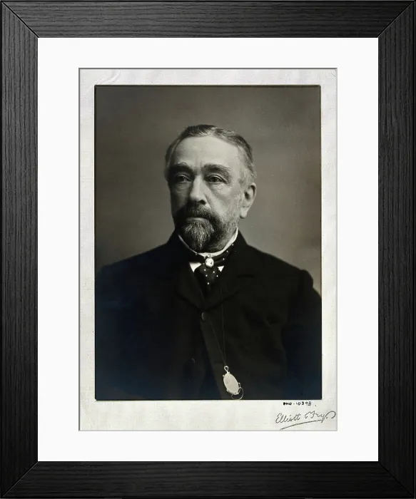 Framed Print : Sir William Roberts, c1890s. Creator: Elliott & Fry Framed Print : Sir William Roberts, c1890s. Creator: Elliott & Fry