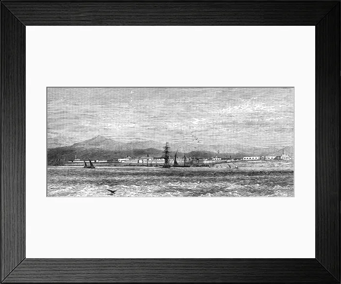 Framed Print : The French Occupation of Tunis: Biserta, Tunis, occupied by a French garrison, 1881. Creator: Unknown Framed Print : The French Occupation of Tunis: Biserta, Tunis, occupied by a French garrison, 1881. Creator: Unknown