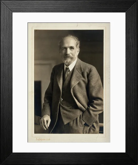 Framed Print : Arthur Schuster, standing, facing forwards, c1920. Creator: Unknown