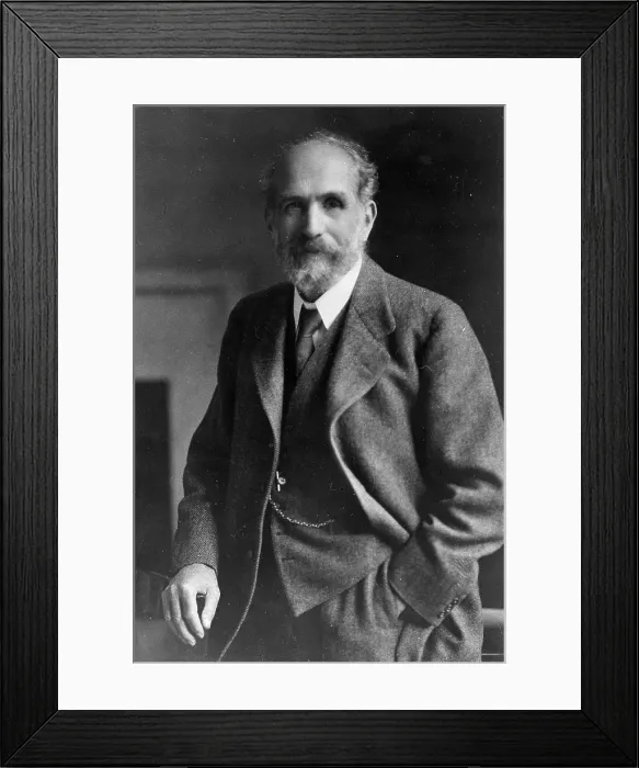 Framed Print : Arthur Schuster, standing, facing forwards, c1920. Creator: Unknown