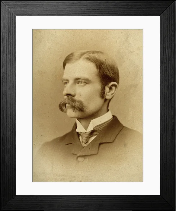 Framed Print : Herbert Somerton Foxwell, c1870s. Creator: Barraud Framed Print : Herbert Somerton Foxwell, c1870s. Creator: Barraud