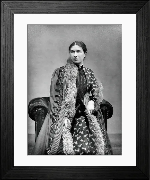 Framed Print : Mary Augusta Ward, Mrs Humphry Ward, c1870s. Creator: Barraud Framed Print : Mary Augusta Ward, Mrs Humphry Ward, c1870s. Creator: Barraud