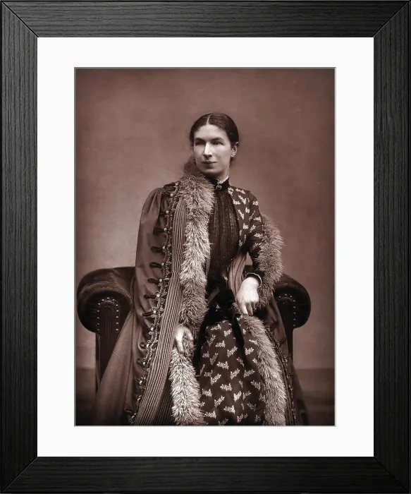 Framed Print : Mary Augusta Ward, Mrs Humphry Ward, c1870s. Creator: Barraud Framed Print : Mary Augusta Ward, Mrs Humphry Ward, c1870s. Creator: Barraud