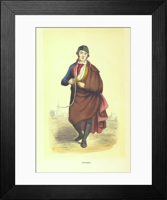 Framed Print : Corregidor, 1848. Creators: Clerman, Duverger
