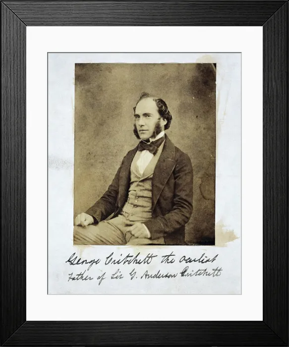 Framed Print : George Critchett, ophthalmic surgeon, c1850s. Creator: Unknown Framed Print : George Critchett, ophthalmic surgeon, c1850s. Creator: Unknown