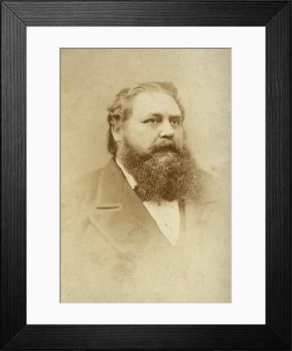 Framed Print : John Milner Fothergill, late 19th century. Creator: Barraud & Jerrard Framed Print : John Milner Fothergill, late 19th century. Creator: Barraud & Jerrard