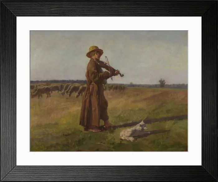Framed Print : Sheepdog, 1897. Creator: Jozef Chelmonski Framed Print : Sheepdog, 1897. Creator: Jozef Chelmonski