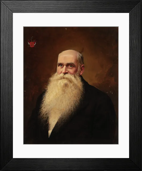 Framed Print : Portrait of Ignacy Wolski, c1900. Creator: Konrad Jaskolski Framed Print : Portrait of Ignacy Wolski, c1900. Creator: Konrad Jaskolski