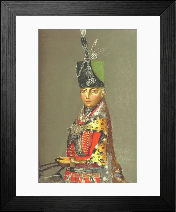 Framed Print : Hungarian Bodyguard from the Era of Maria Theresa... 1895. Creator: Unknown Framed Print : Hungarian Bodyguard from the Era of Maria Theresa... 1895. Creator: Unknown