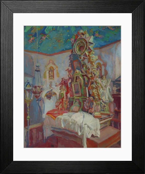 Framed Print : Forgotten Altar, between 1910-1914. Creator: Stanislaus Kamocki Framed Print : Forgotten Altar, between 1910-1914. Creator: Stanislaus Kamocki