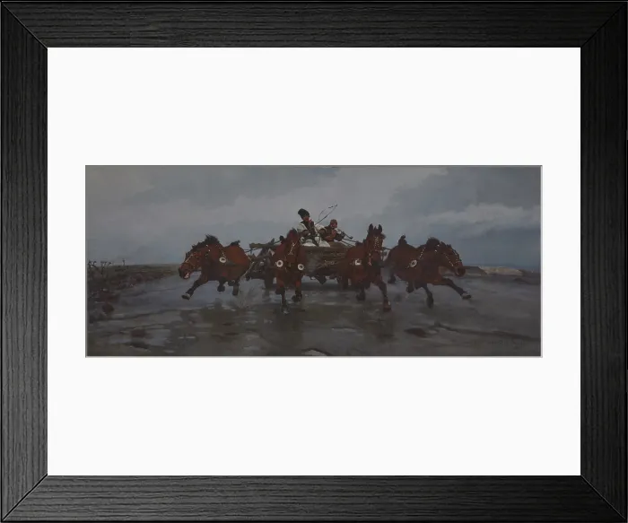 Framed Print : Four-in-Hand, 1881. Creator: Jozef Chelmonski Framed Print : Four-in-Hand, 1881. Creator: Jozef Chelmonski