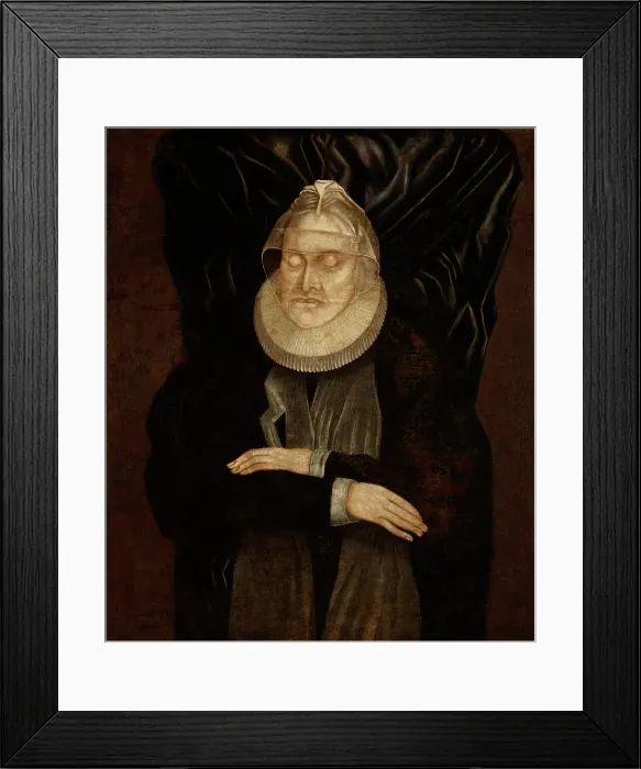 Framed Print : Posthumous Portrait of Duchess Anna Maria of Brandenburg (1567-1618), Wife of Barnim X... 1618. Creator: Unknown Framed Print : Posthumous Portrait of Duchess Anna Maria of Brandenburg (1567-1618), Wife of Barnim X... 1618. Creator: Unknown