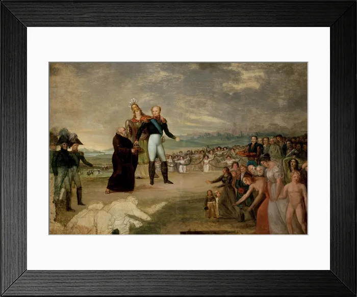 Framed Print : Alexander I Crowned King of Poland, 1815-1825. Creator: Michal Stachowicz Framed Print : Alexander I Crowned King of Poland, 1815-1825. Creator: Michal Stachowicz