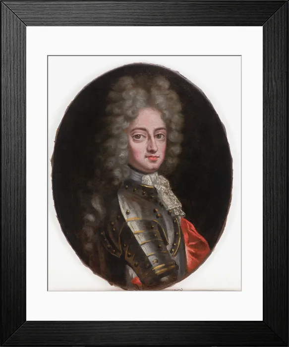 Framed Print : Portrait of Augustus II of Saxony (1670-1733), King of Poland, 1st half of 18th century. Creator: Unknown Framed Print : Portrait of Augustus II of Saxony (1670-1733), King of Poland, 1st half of 18th century. Creator: Unknown