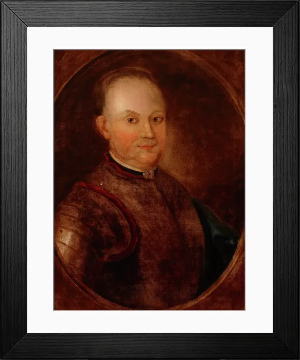 Framed Print : Portrait of Aleksander Dambski (?-1781), Krakow Master of the Hunt, 2nd half of 18th century. Creator: Unknown Framed Print : Portrait of Aleksander Dambski (?-1781), Krakow Master of the Hunt, 2nd half of 18th century. Creator: Unknown