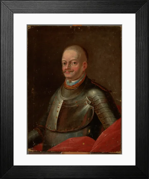 Framed Print : Portrait of Stanislaw Dambski (d. 1765), Pantler of Trembowla, 2nd half of 18th century. Creator: Unknown Framed Print : Portrait of Stanislaw Dambski (d. 1765), Pantler of Trembowla, 2nd half of 18th century. Creator: Unknown
